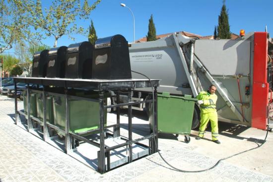 Soterrado CONTENUR carga trasera