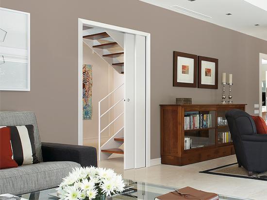 Estructura Orchidea para puerta corredera de hojas paralelas