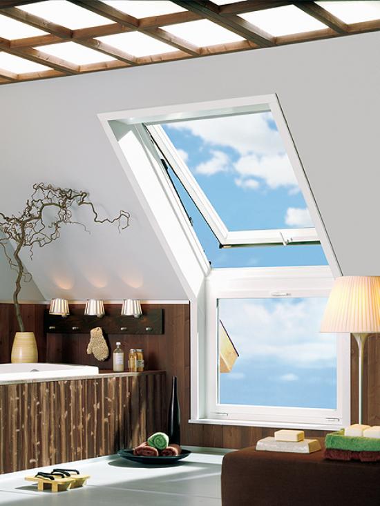 Ventana para tejado en PVC