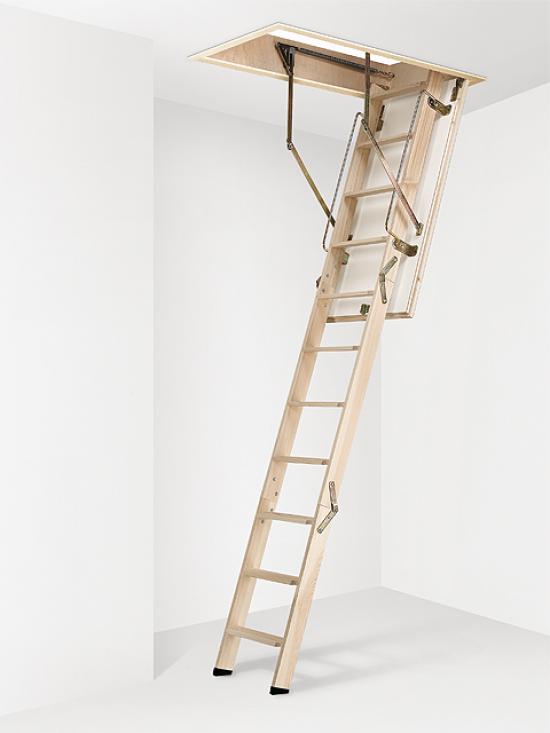 Escalera escamoteable de tramos