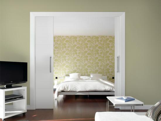 Estructura Orchidea para puerta corredera doble