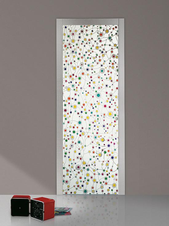 Puerta corredera de cristal Casali Orchidea Vetro