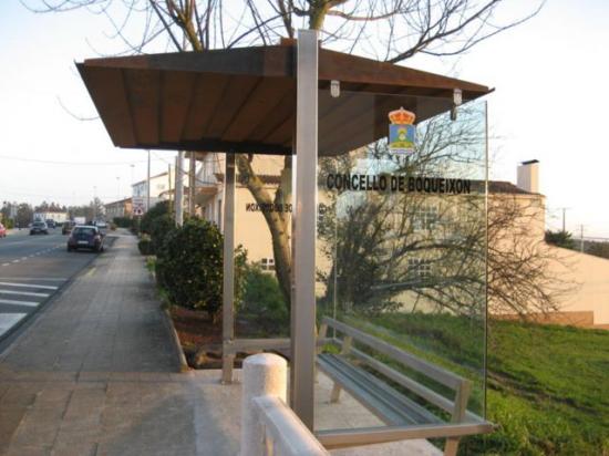 Marquesina inox.-corten