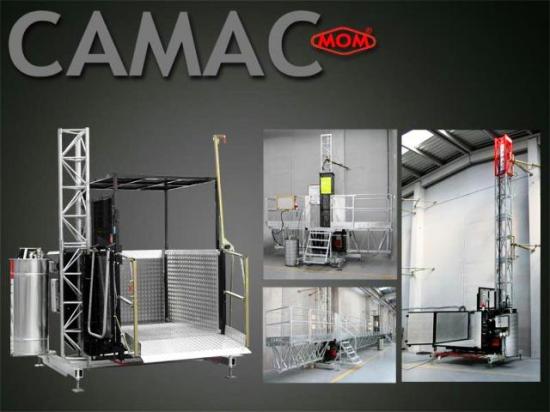 Montacargas  plataformas y andamios a cremallera CAMAC