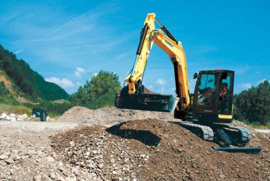 Miniexcavadora giro 0 YANMAR ViO80-1